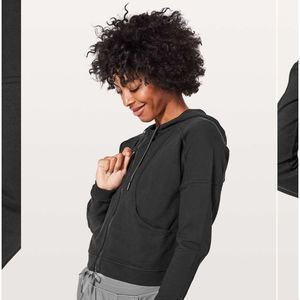 Lululemon Black Next Move Jacket zip up hoodie women’s size 6